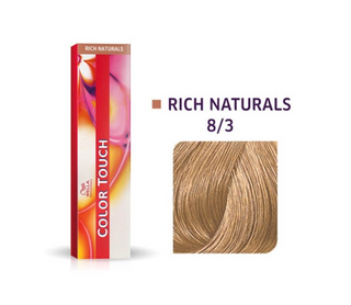 Wella Professionals Color Touch Ammonia-Free 8/3 Golden Light Blonde Permanent Hair Dye