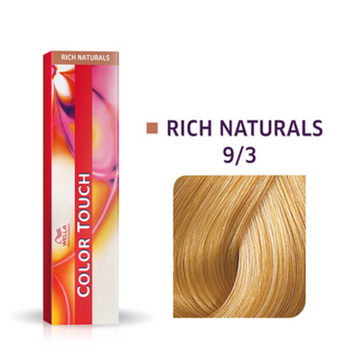 Wella Professionals Color Touch Ammonia-Free 9/3 Golden Light Blonde Mahogany Permanent Hair Dye