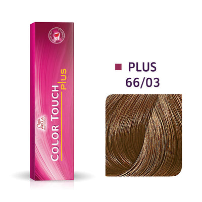 Wella Professionals Color Touch Plus Ammonia-Free 66/03 Dark Blonde Natural Golden Intense Permanent Hair Dye