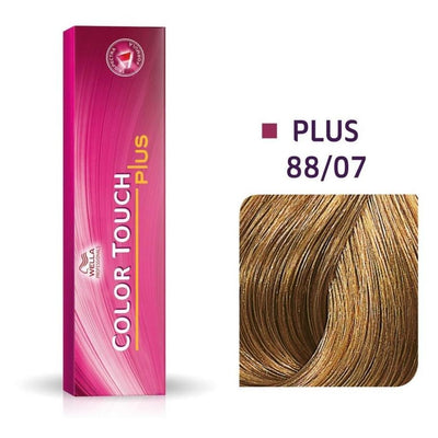 Wella Professionals Color Touch Plus Ammonia-Free 88/07 Light Blonde Natural Intense Chestnut Permanent Hair Dye