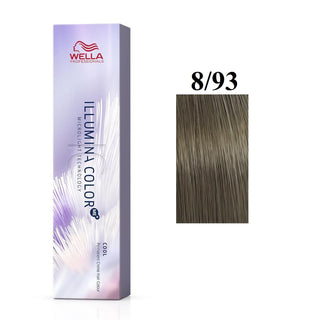 Wella Professionals Illumina Color Me+ 8/93 Light Blonde Golden Blue Permanent Hair Dye