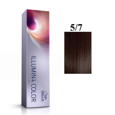 Wella Professionals Illumina Color 5/7 Light Chestnut Brown Permanent Hair Dye