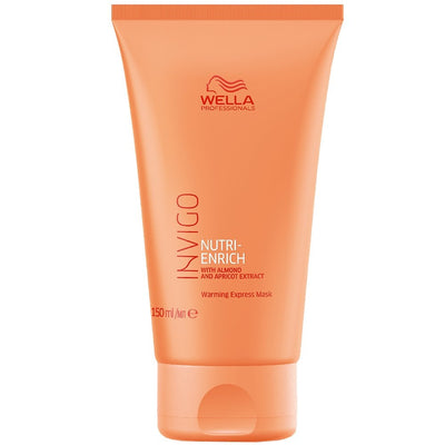 Wella Professionals Invigo Nutri-Enrich Almond And Apricot Extract Hair Treatment Cream Mask For Shine & Softness