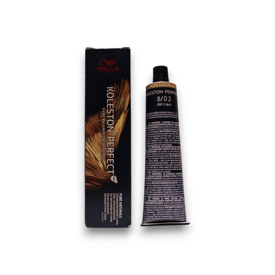 Wella Professionals Koleston Perfect Me+ 8/03 Light Blond Natural Golden Permanent Hair Dye