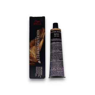 Wella Professionals Koleston Perfect Me+ 8/03 Light Blond Natural Golden Permanent Hair Dye