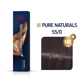 Wella Professionals Koleston Perfect Me+ 55/0 Light Chestnut Natural Intense Permanent Hair Dye