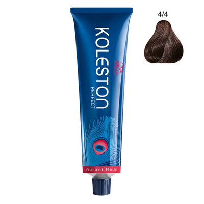 Wella Professionals Koleston Perfect 4/4 Medium Brown Red Permanent Hair Dye