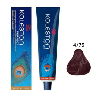 Wella Professionals Koleston Perfect 4/75 Medium Brown Mahogany Brown Permanent Hair Dye