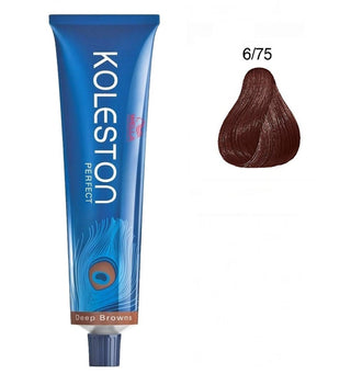 Wella Professionals Koleston Perfect 6/75 Dark Blonde Chestnut Mahogany Permanent Hair Dye