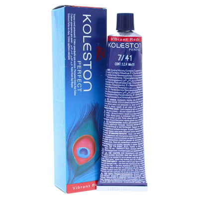 Wella Professionals Koleston Perfect 7/41 Medium Red Ash Blonde Permanent Hair Dye