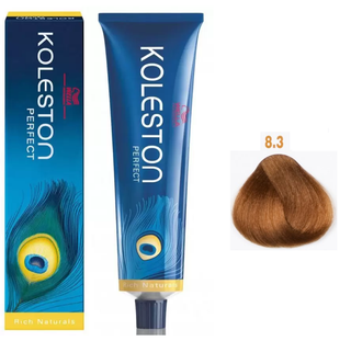 Wella Professionals Koleston Perfect 8/3 Light Blonde Gold Permanent Hair Dye