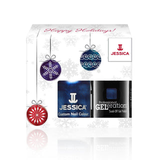 Jessica Winter Set Jessica: Custom Colors Nail Polish Light Up The Sky + Professional GELeration Semi-Permanent Nail Polish Light Up The Sky