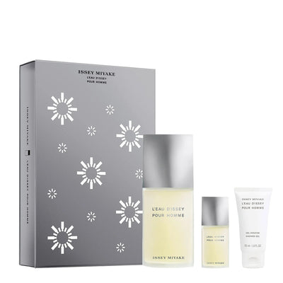 Issey Miyake Xmas 2023 Set Issey Miyake: L'Eau D'Issey Pour Homme + L'Eau D'Issey Pour Homme *Miniature + L'Eau d'Issey Moisturizing Shower Gel For All Skin Types for Men | EDT