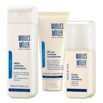 Marlies Moller Xmas Set Set Marlies Moller: Lift-Up Hair Conditioner For Volume + Finally Strong Hair Spray For Styling Strong Hold + Daily Volume Hair Shampoo