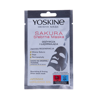 Yoskine Geisha Sakura Firming Sheet Mask Face
